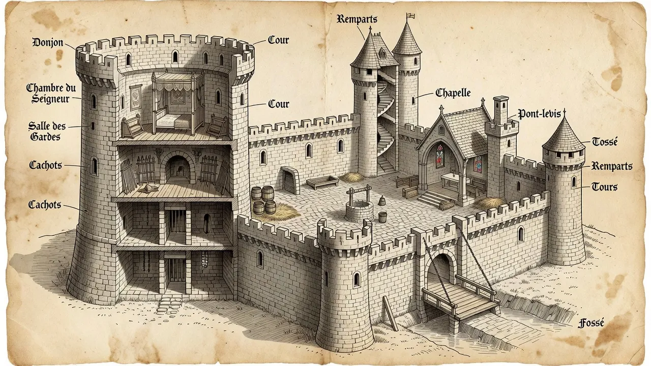 Glossaire de l'architecture médiévale : 30 termes clés pour comprendre châteaux, forteresses et églises romanes