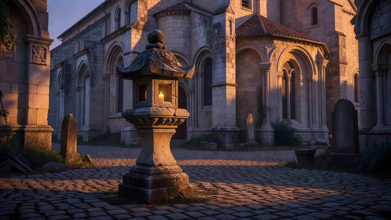 Symbolique de la lanterne des morts : rites funéraires et topographie du sacré au Moyen Âge