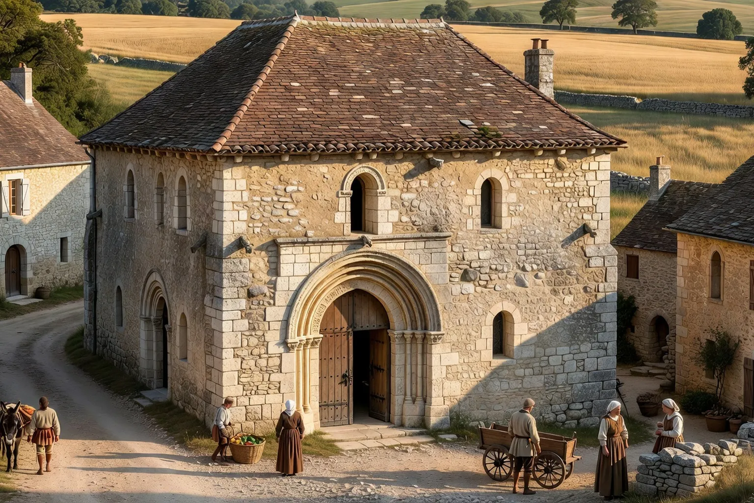 L'hospice médiéval de Château-Larcher
